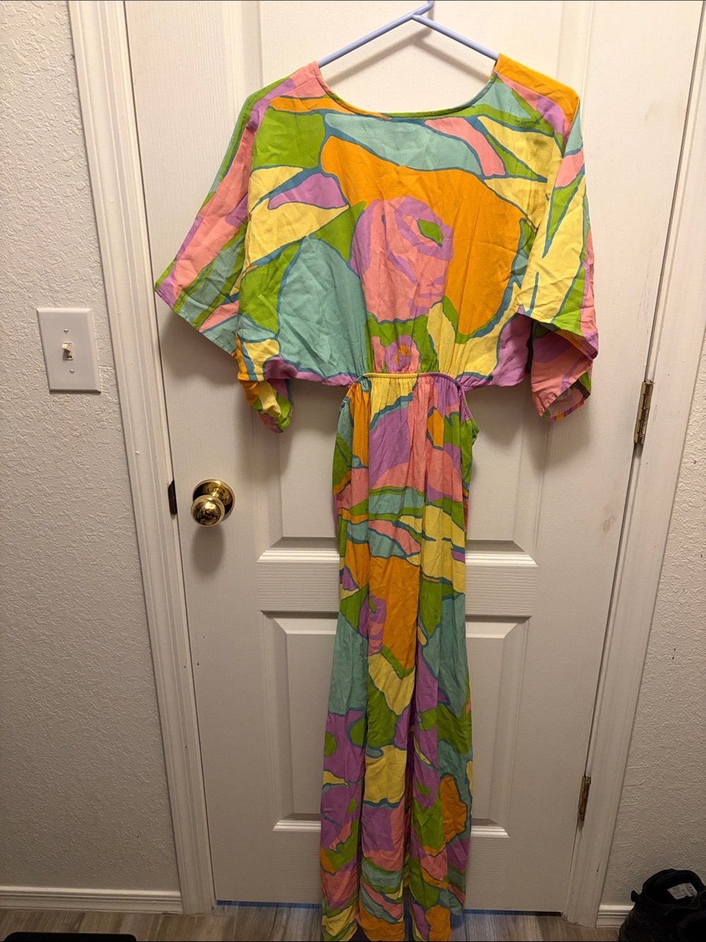 Show Me Your MuMu Dana Maxi Dress in Summer Sorbet multi-color print - Picture 3 of 7